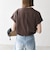 〈抗菌防臭/洗濯機可能〉USAコットン フレンチスリーブ TEE