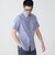 SHIPS: カラミ織り ボタンダウン 無地 半袖 シャツ