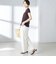SHIPS Primary Navy Label: ニュー スヴィン コットン フレンチ スリーブ