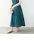 【WEB限定】〈洗濯機可能〉ドット 花柄 サイド プリーツ フレンチスリーブ ワンピース