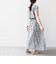 【WEB限定】〈洗濯機可能〉ドット 花柄 サイド プリーツ フレンチスリーブ ワンピース