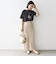 【WEB限定】〈ネックが選べる2サイズ展開〉オーガニックコットン バリエーションネック TEE