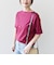 【WEB限定】〈ネックが選べる2サイズ展開〉オーガニックコットン バリエーションネック TEE