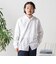 〈洗濯機可能〉ストライプ / ソリッド リラックス バンドカラー シャツ 26AW◇
