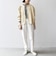 【WEB限定】〈洗濯機可能〉ジップアップ ニット ブルゾン カーディガン