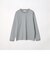 SHIPS any: スムースコットン クルーネック Tシャツ (ロンT)◇