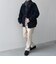 SHIPS any: 裏起毛 ウォーム ストレッチ テーパード チノ パンツ 25AW◇