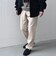 SHIPS any: 裏起毛 ウォーム ストレッチ テーパード チノ パンツ 25AW◇