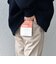 SHIPS any: 裏起毛 ウォーム ストレッチ テーパード チノ パンツ 25AW◇