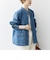 〈洗濯機可能〉デニム ワーク ジャケット［SHIPS any DENIM］
