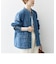 〈洗濯機可能〉デニム ワーク ジャケット［SHIPS any DENIM］