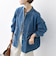 〈洗濯機可能〉デニム ワーク ジャケット［SHIPS any DENIM］