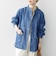 〈洗濯機可能〉デニム ワーク ジャケット［SHIPS any DENIM］