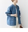 〈洗濯機可能〉デニム ワーク ジャケット［SHIPS any DENIM］