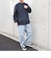 スムースコットン モックネック Tシャツ (ロンT)◇