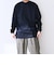 スムースコットン モックネック Tシャツ (ロンT)◇