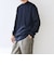スムースコットン モックネック Tシャツ (ロンT)◇