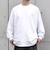 【WEB限定】BLAH BLAH BLAH.ワンポイント 刺繍 ルーズ Tシャツ (ロンT)◇