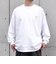 【WEB限定】BLAH BLAH BLAH.ワンポイント 刺繍 ルーズ Tシャツ (ロンT)◇