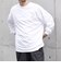【WEB限定】BLAH BLAH BLAH.ワンポイント 刺繍 ルーズ Tシャツ (ロンT)◇