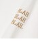 【WEB限定】BLAH BLAH BLAH.ワンポイント 刺繍 ルーズ Tシャツ (ロンT)◇