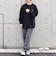 【WEB限定】BLAH BLAH BLAH.ワンポイント 刺繍 ルーズ Tシャツ (ロンT)◇