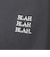 【WEB限定】BLAH BLAH BLAH.ワンポイント 刺繍 ルーズ Tシャツ (ロンT)◇