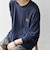【WEB限定】BLAH BLAH BLAH.ワンポイント 刺繍 ルーズ Tシャツ (ロンT)◇