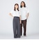 【WEB限定】SHIPS: STYLISH STANDARD ロゴ 刺繍 Tシャツ