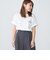 【WEB限定】SHIPS: STYLISH STANDARD ロゴ 刺繍 Tシャツ