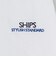 【WEB限定】SHIPS: STYLISH STANDARD ロゴ 刺繍 Tシャツ
