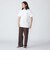 【WEB限定】SHIPS: STYLISH STANDARD ロゴ 刺繍 Tシャツ