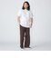 【WEB限定】SHIPS: STYLISH STANDARD ロゴ 刺繍 Tシャツ