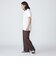 【WEB限定】SHIPS: STYLISH STANDARD ロゴ 刺繍 Tシャツ