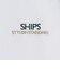 【WEB限定】SHIPS: STYLISH STANDARD ロゴ 刺繍 Tシャツ