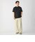 【WEB限定】SHIPS: STYLISH STANDARD ロゴ 刺繍 Tシャツ
