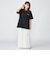 【WEB限定】SHIPS: STYLISH STANDARD ロゴ 刺繍 Tシャツ