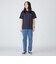 【WEB限定】SHIPS: STYLISH STANDARD ロゴ 刺繍 Tシャツ
