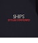 【WEB限定】SHIPS: STYLISH STANDARD ロゴ 刺繍 Tシャツ