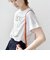 【WEB限定】〈手洗い可能〉バリエーション ロゴ 刺繍 プリントTEE