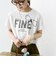 【WEB限定】〈手洗い可能〉バリエーション ロゴ 刺繍 プリントTEE