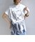 【WEB限定】〈手洗い可能〉バリエーション ロゴ 刺繍 プリントTEE