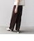 〈吸水速乾 / 防しわ / 接触冷感 / 手洗い可能〉ツイル ドロスト パンツ