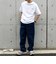 【WEB限定】SHIPS any: BLAH BLAH BLAH.ワンポイント 刺繍 ルーズ Tシャツ(ユニセックス)◇