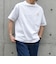 【WEB限定】SHIPS any: BLAH BLAH BLAH.ワンポイント 刺繍 ルーズ Tシャツ(ユニセックス)◇