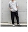 【WEB限定】SHIPS any: BLAH BLAH BLAH.ワンポイント 刺繍 ルーズ Tシャツ(ユニセックス)◇