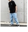 【WEB限定】SHIPS any: BLAH BLAH BLAH.ワンポイント 刺繍 ルーズ Tシャツ(ユニセックス)◇
