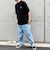 【WEB限定】SHIPS any: BLAH BLAH BLAH.ワンポイント 刺繍 ルーズ Tシャツ(ユニセックス)◇