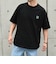 【WEB限定】SHIPS any: BLAH BLAH BLAH.ワンポイント 刺繍 ルーズ Tシャツ(ユニセックス)◇