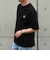 【WEB限定】SHIPS any: BLAH BLAH BLAH.ワンポイント 刺繍 ルーズ Tシャツ(ユニセックス)◇